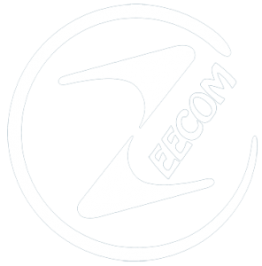 Zeecom White Logo