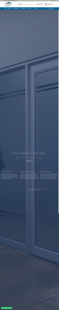 Website preview: Pension Fund